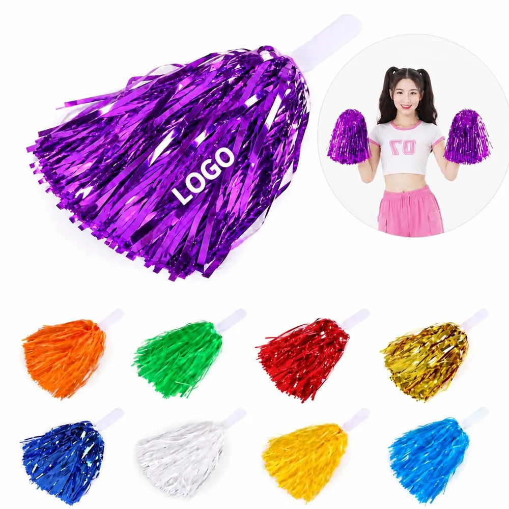 250-String Plastic Pom Poms for Crafts, DIY Decor & Party