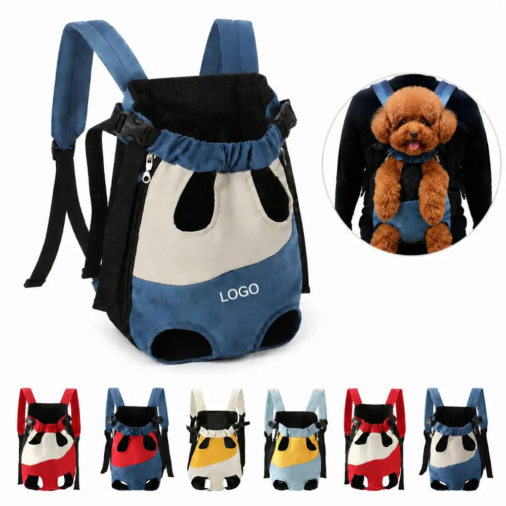 Breathable Pet Carrier Backpack with Mesh Panels for Small