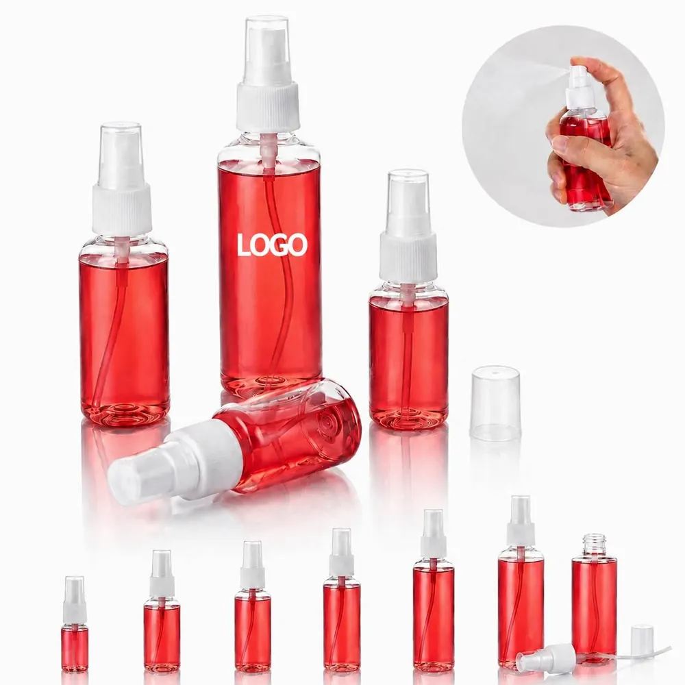 Transparent Leak-Proof Travel Spray Bottle Refillable