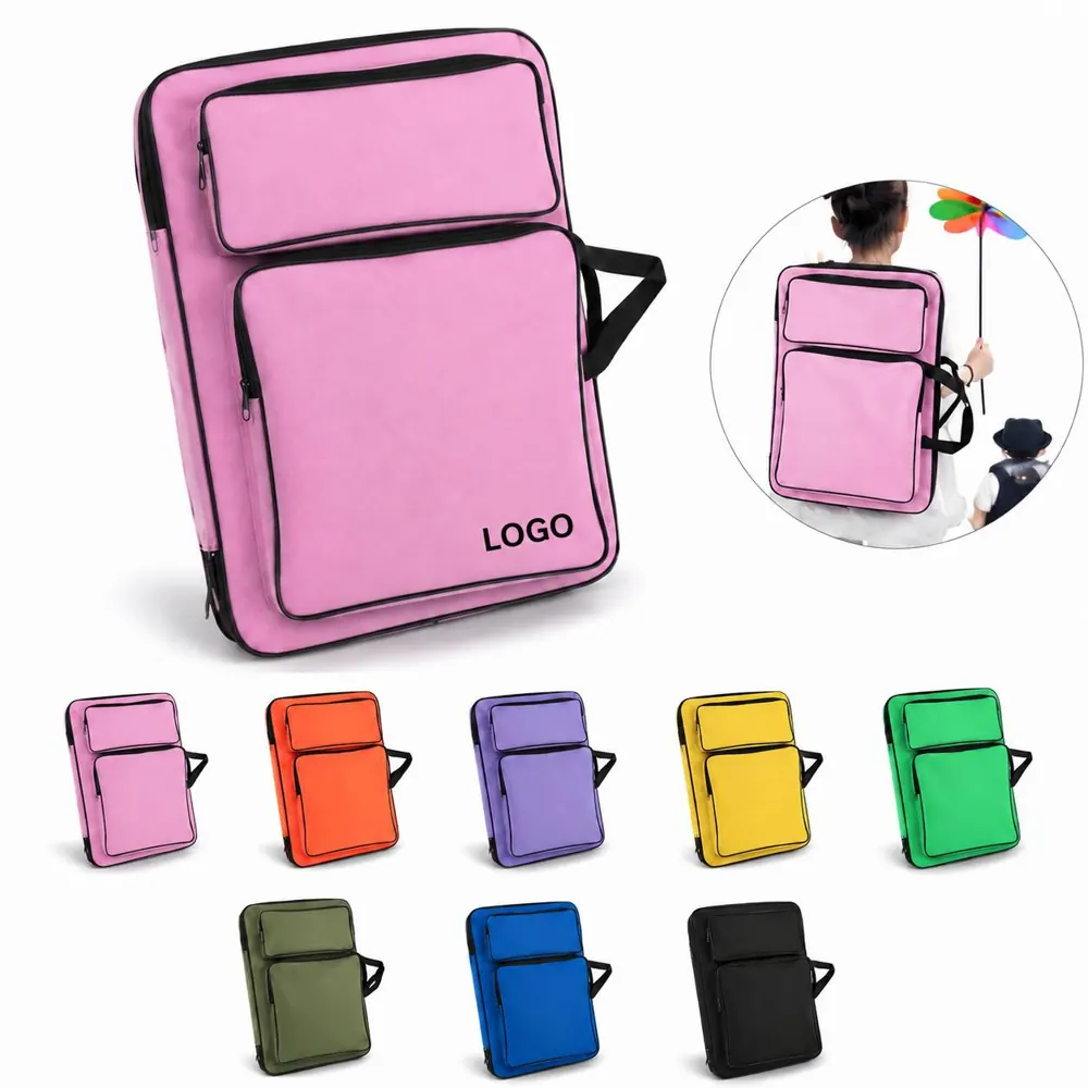 Waterproof Art Backpack Tote with Padded Organizer