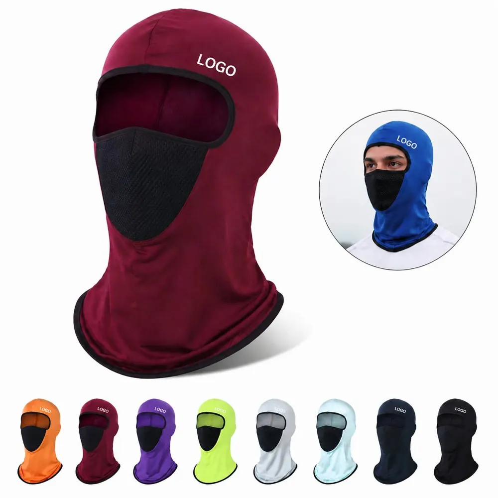 Breathable Mesh UV Face Mask Full Coverage for Outdoor Use