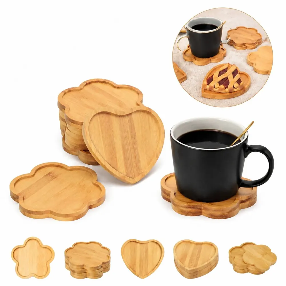 Natural Bamboo Coaster Heat Insulation Placemat for Table 2