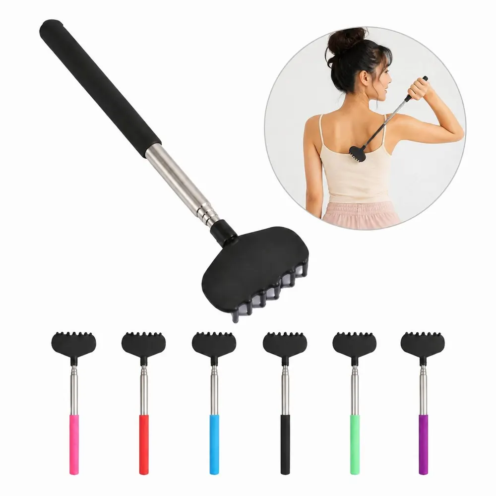 Telescoping Stainless Steel Back Scratcher, Retractable 2