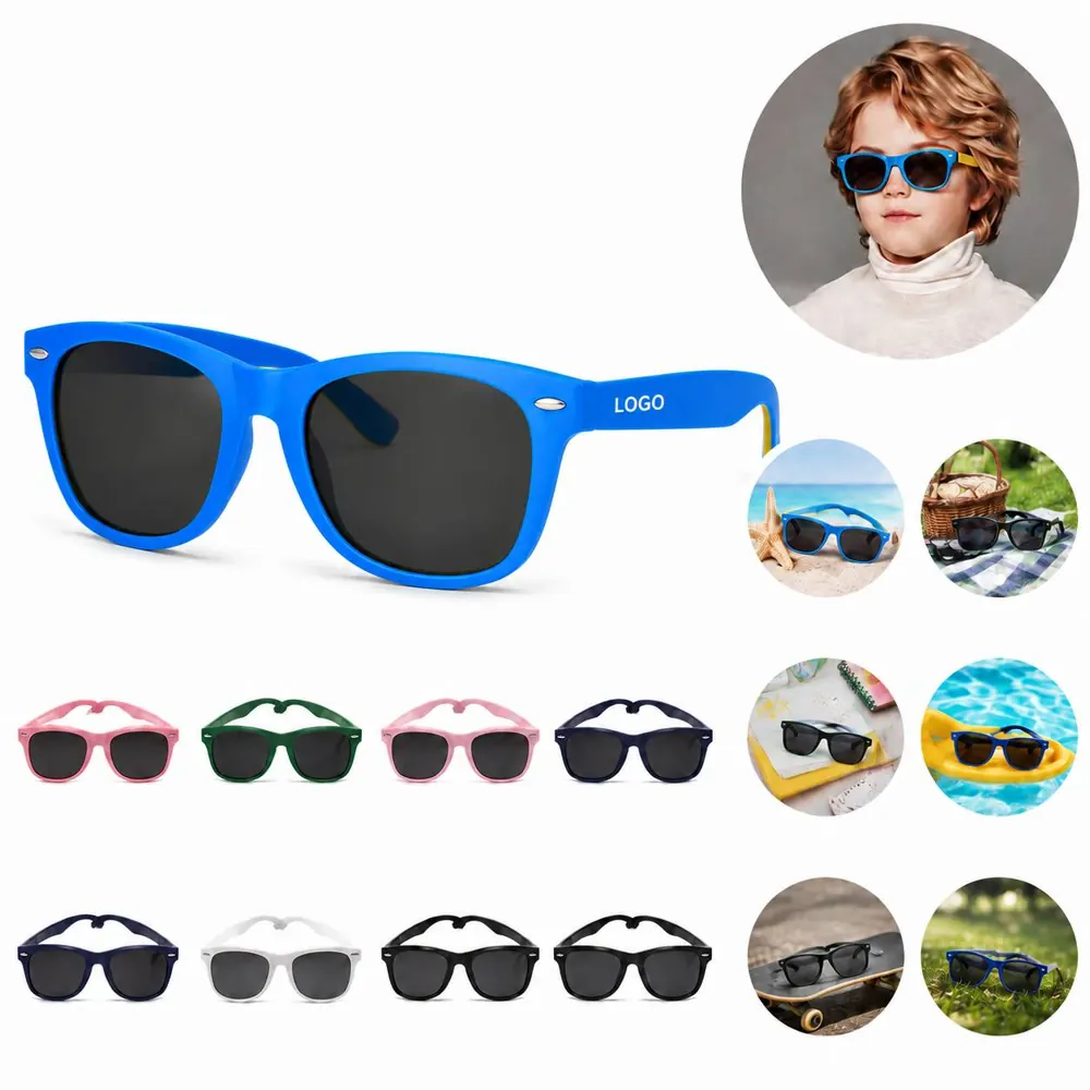 Flexible Kids Polarized Sunglasses for Active Outdoor Play