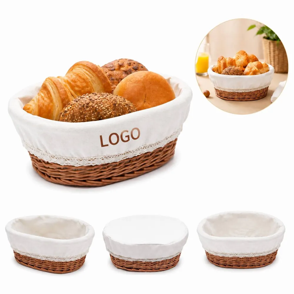 Handcrafted Rattan Picnic Basket with Removable Lining