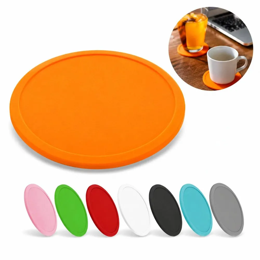 Non-Slip Silicone Coaster for Heat and Scratch Protection 2