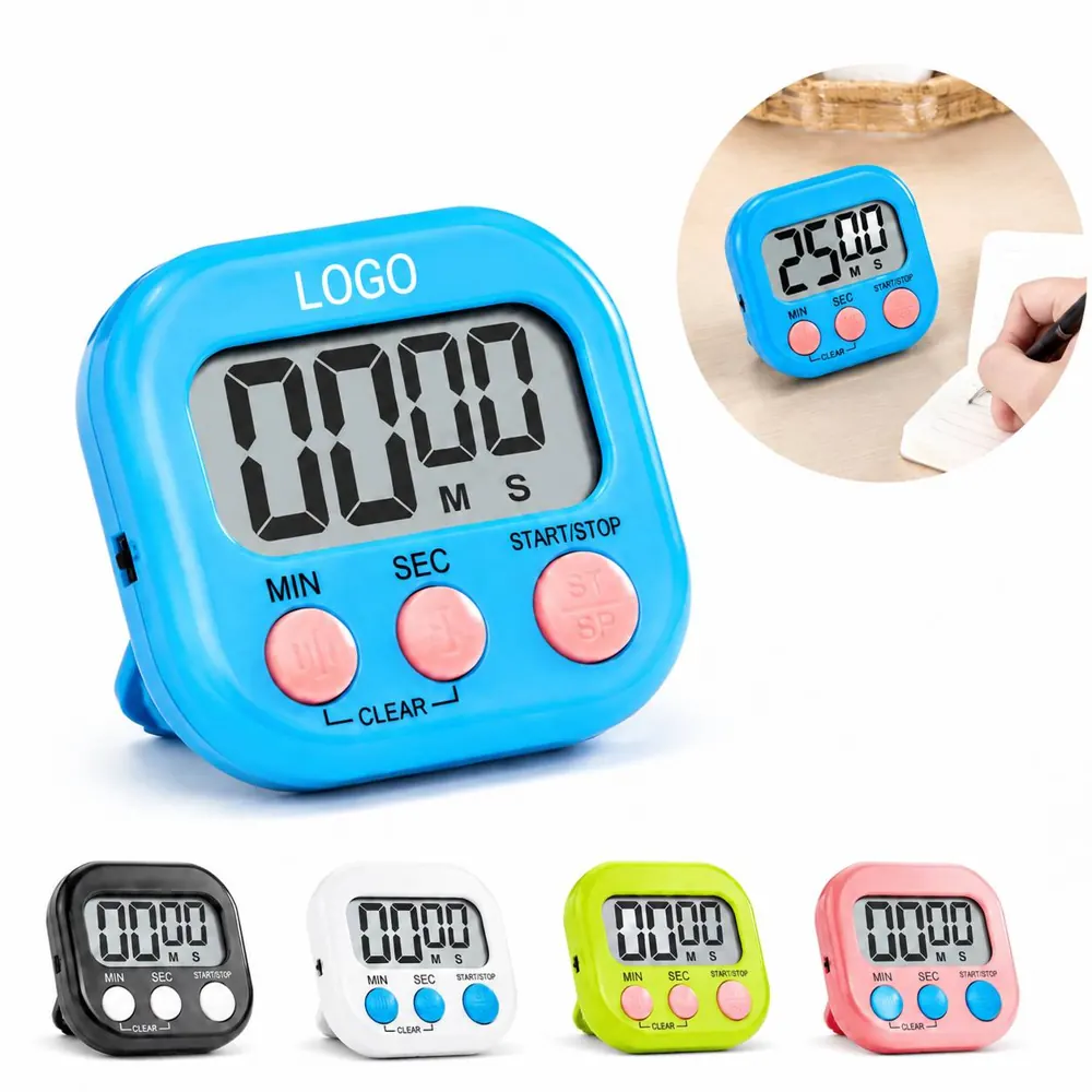 Magnetic LCD Timer with Loud Alarm for Kitchen and Study