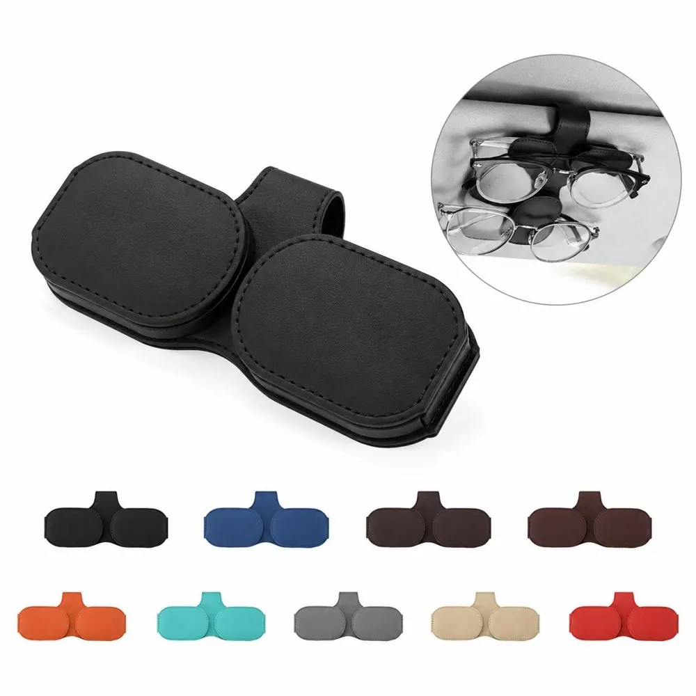 Magnetic Car Glasses Clip Double-Sided for Visor Sun Shade 2