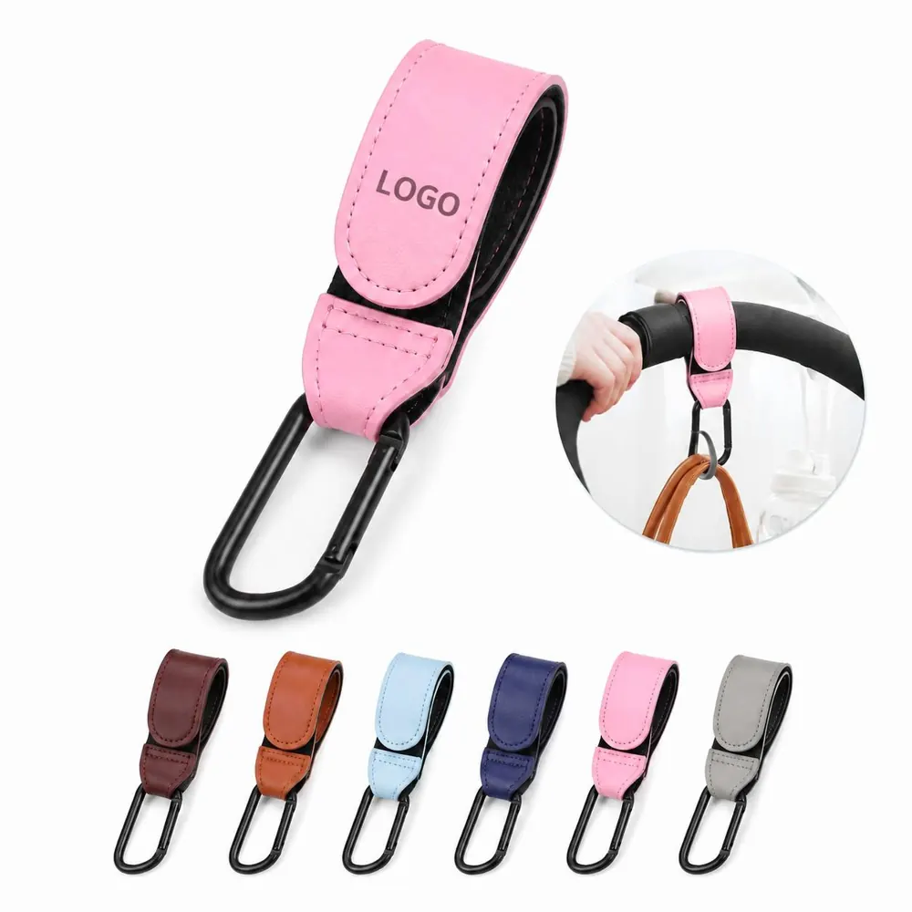 PU Leather Multifunctional Hook with hook-and-loop Adhesive