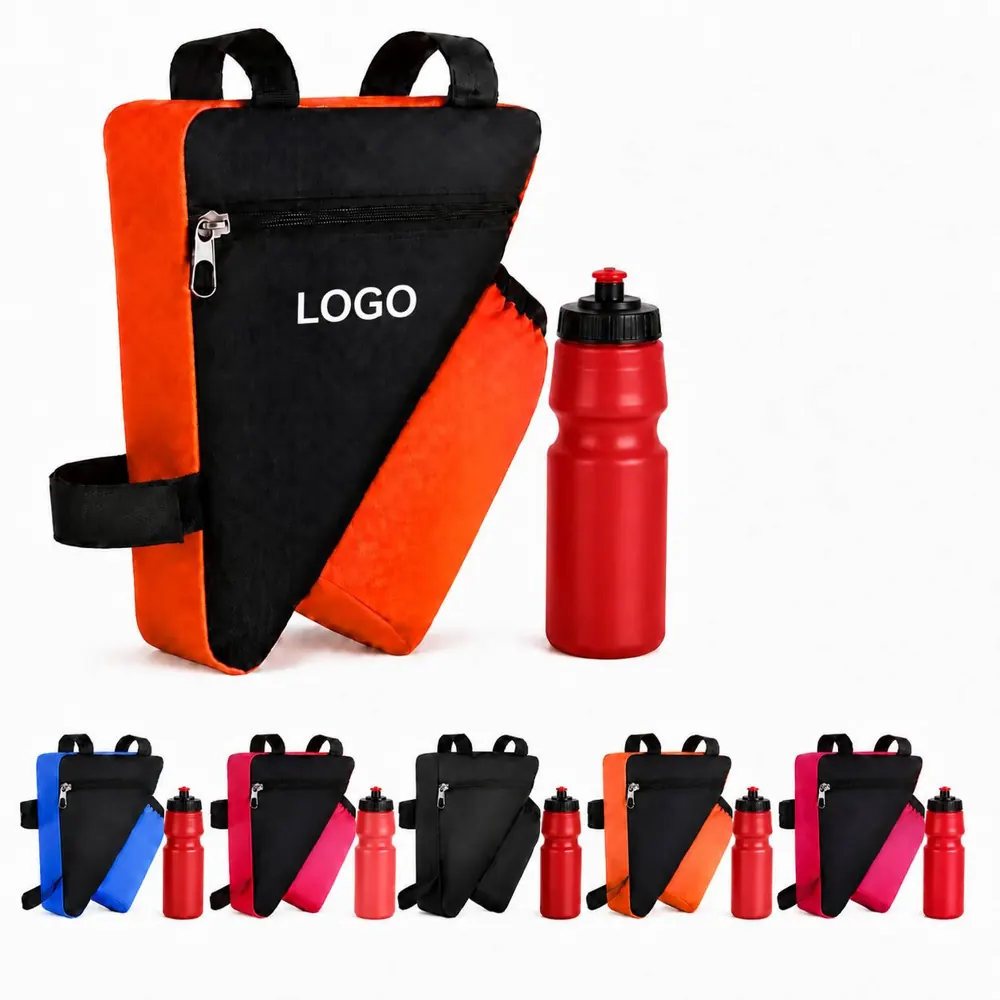 Waterproof Triangle Bike Bag with Bottle Holder