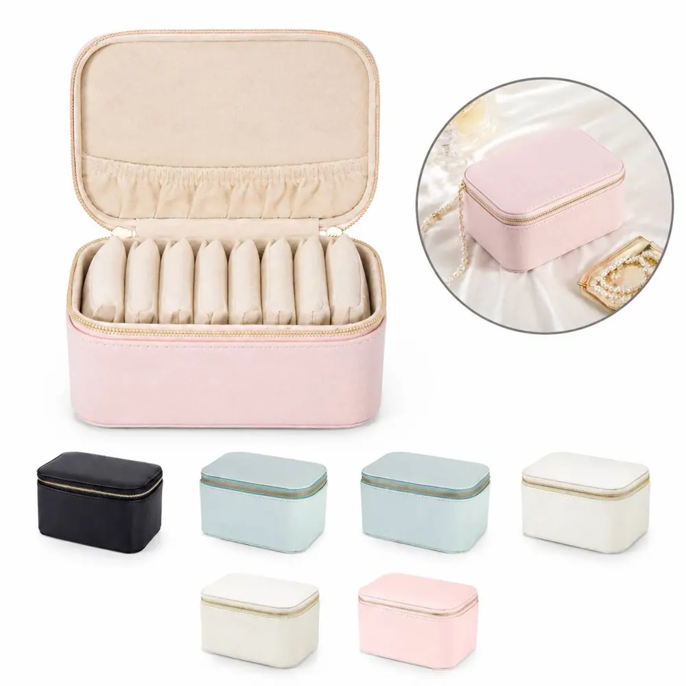 Waterproof PU Jewelry Box with Soft Lining 2