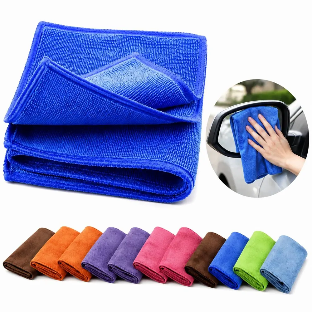 Large Microfiber Cleaning Towels for Auto Detailing 2