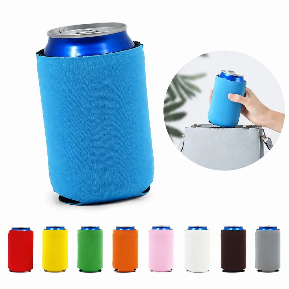Neoprene Can Cooler Sleeve with Zipper for Insulated 2
