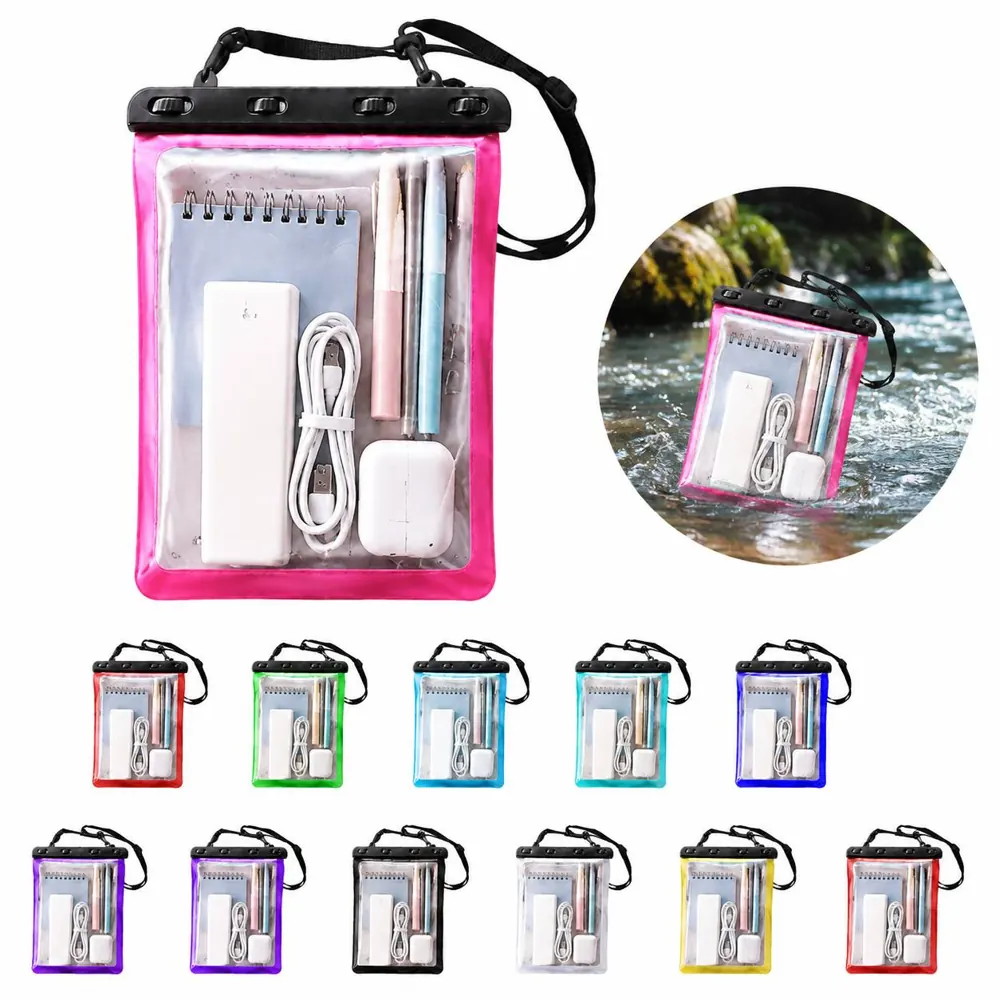 Clear PVC Waterproof Bag for Travel Beach Camping 2