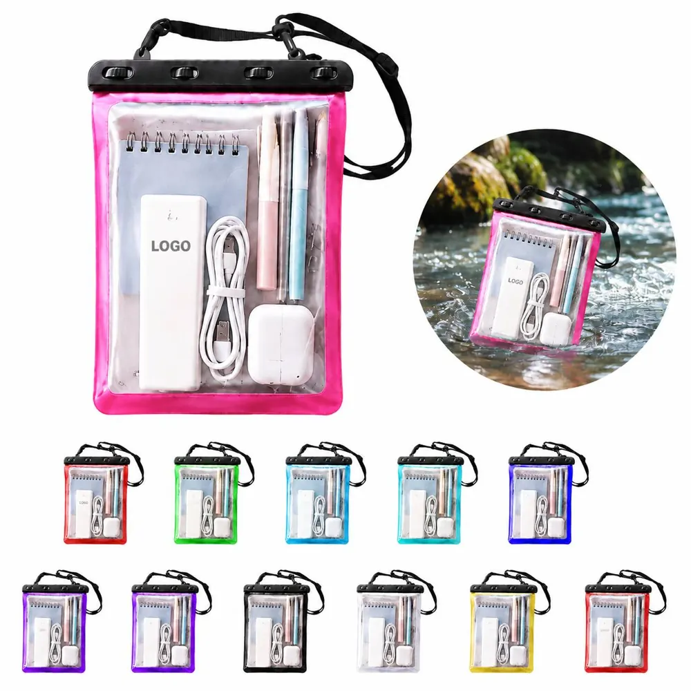 Clear PVC Waterproof Bag for Travel Beach Camping