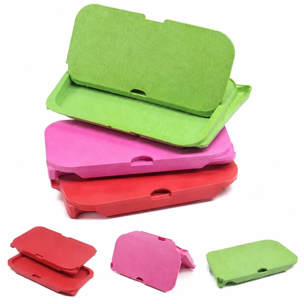 Eco Wheat Straw Rolling Tray, Degradable Non-Stick Surface 2