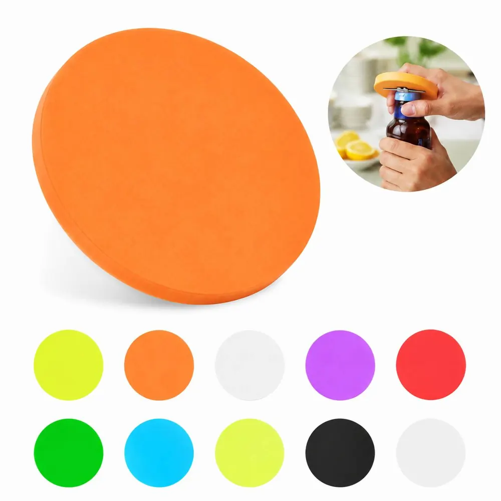 Non-Slip Silicone Jar Opener Gripper Pad for Easy Lid 2
