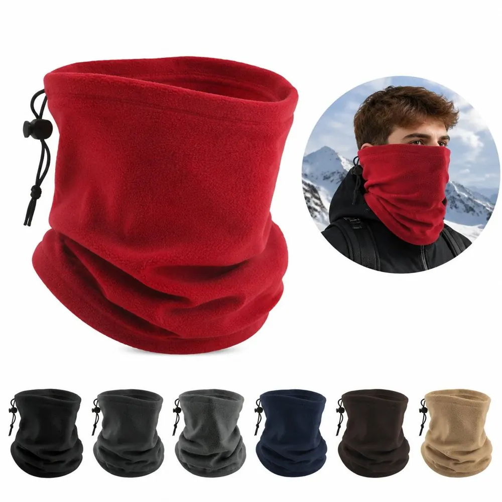 Cozy Polar Fleece Neck Gaiter for Cold Weather Outdoor Use 2