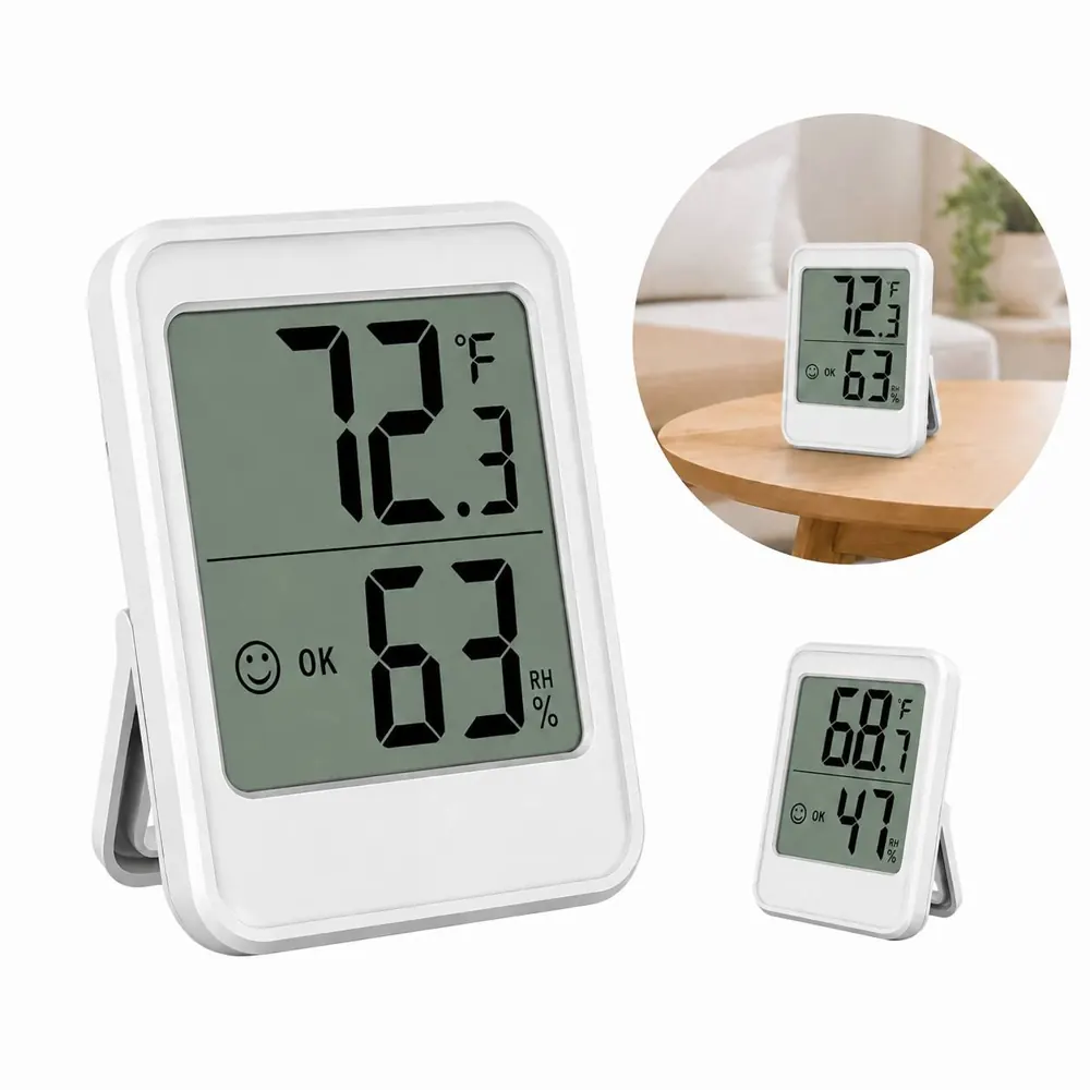 Digital Hygrometer Thermometer with Indoor Humidity Monitor 2