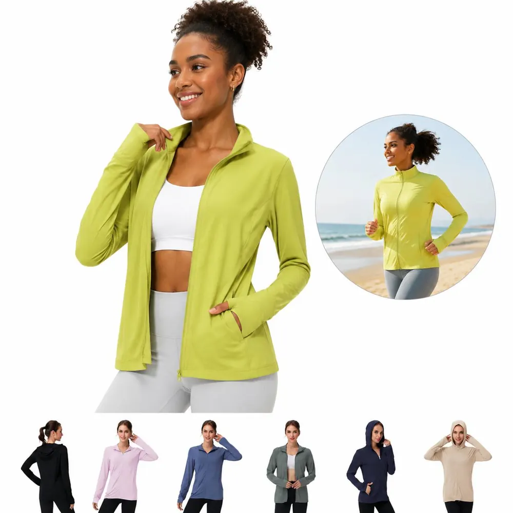 Women's UPF 50+ Lightweight Full Zip Sun Jacket 2