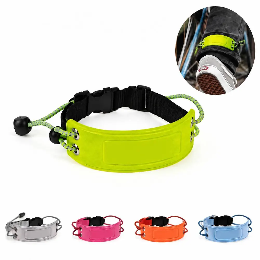 Reflective Elastic Bike Ankle Strap for Safety 2