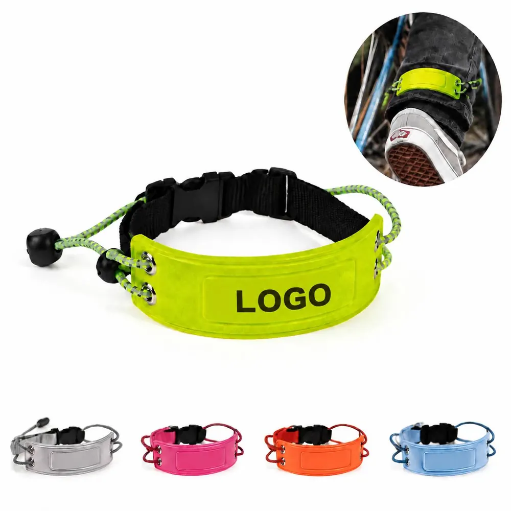 Reflective Elastic Bike Ankle Strap for Safety