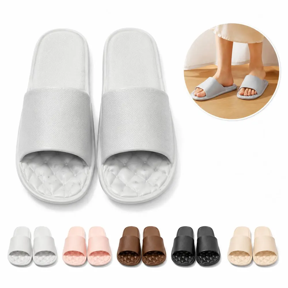 Foldable EVA Travel Slippers Lightweight Portable 2