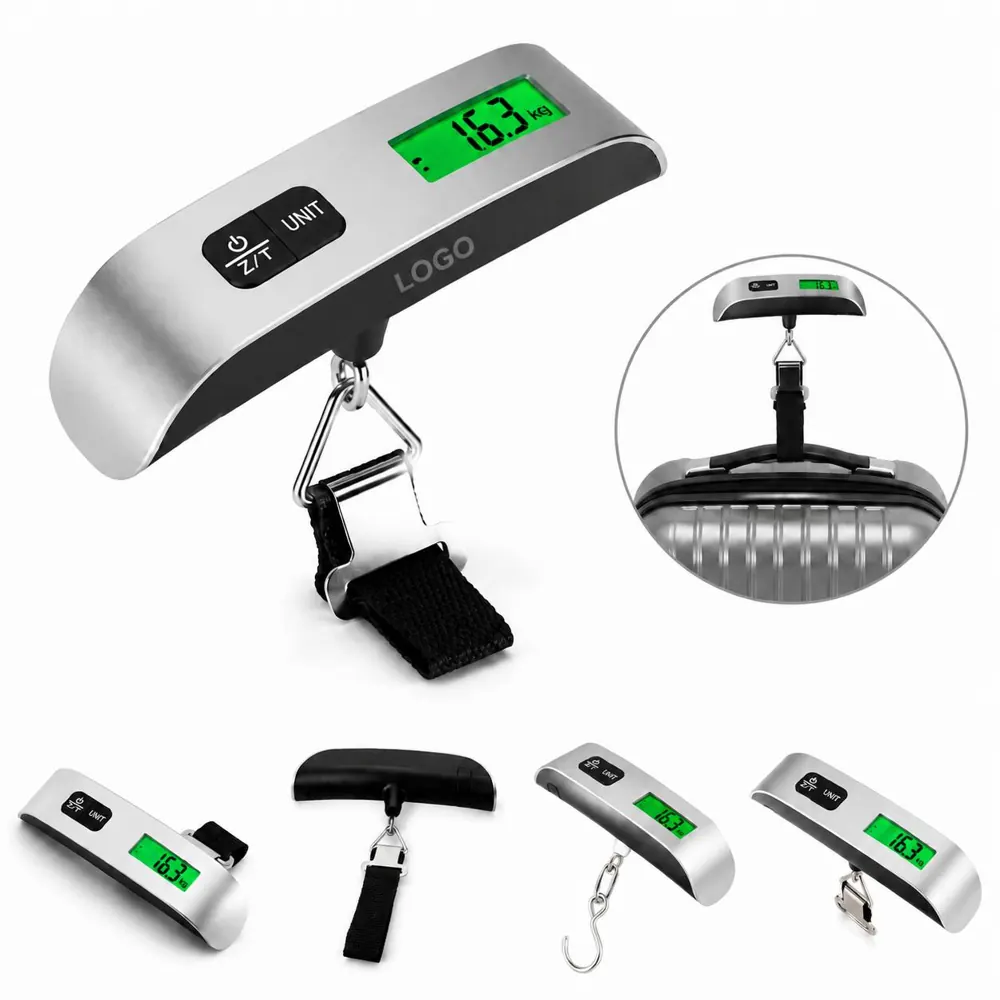 Digital Hanging Luggage Scale with LCD Display
