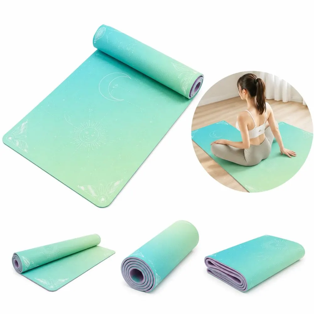 Quick Dry Yoga Mat Towel Set with Non-Slip Grip 2