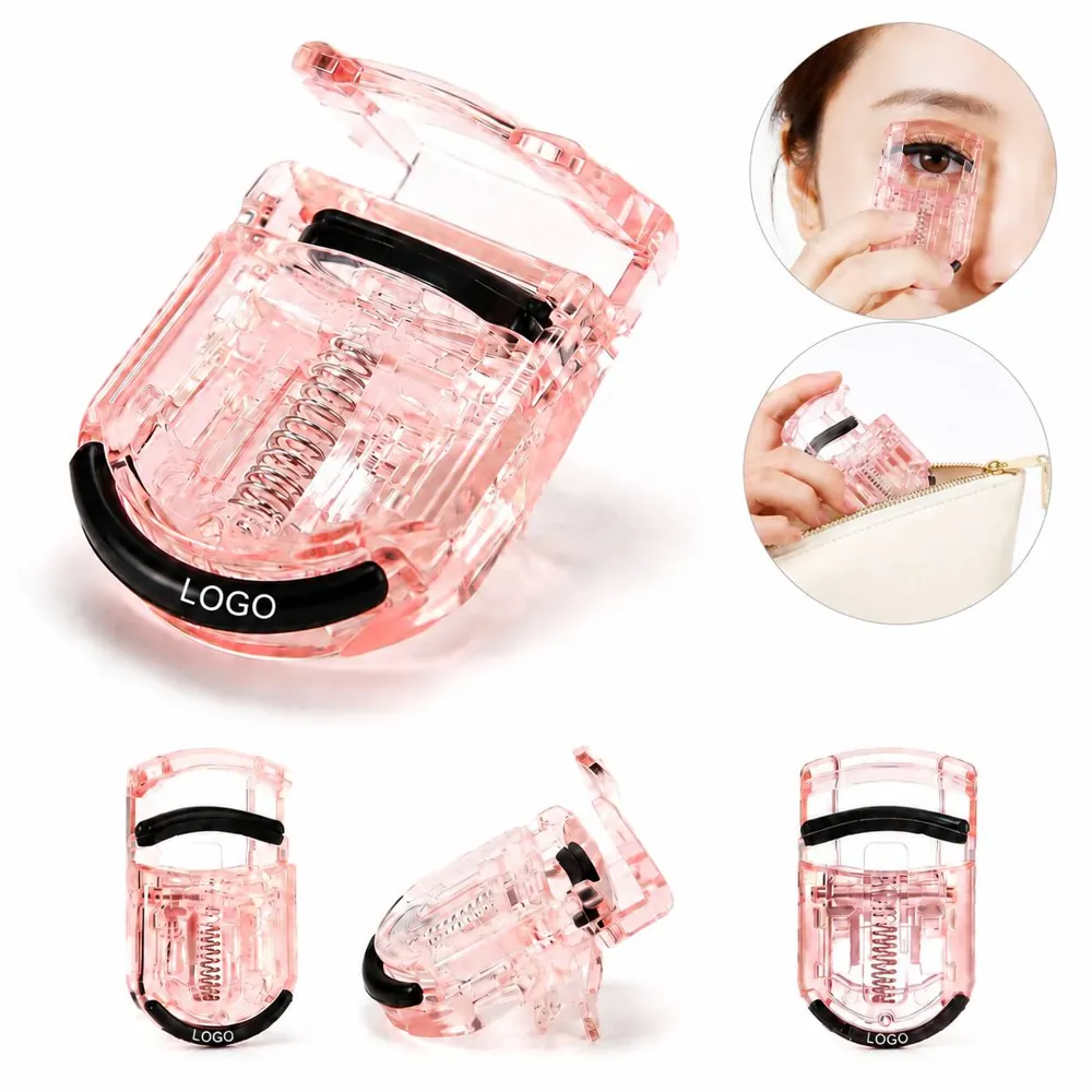 Portable Mini Eyelash Curler with Gentle Pad for Travel