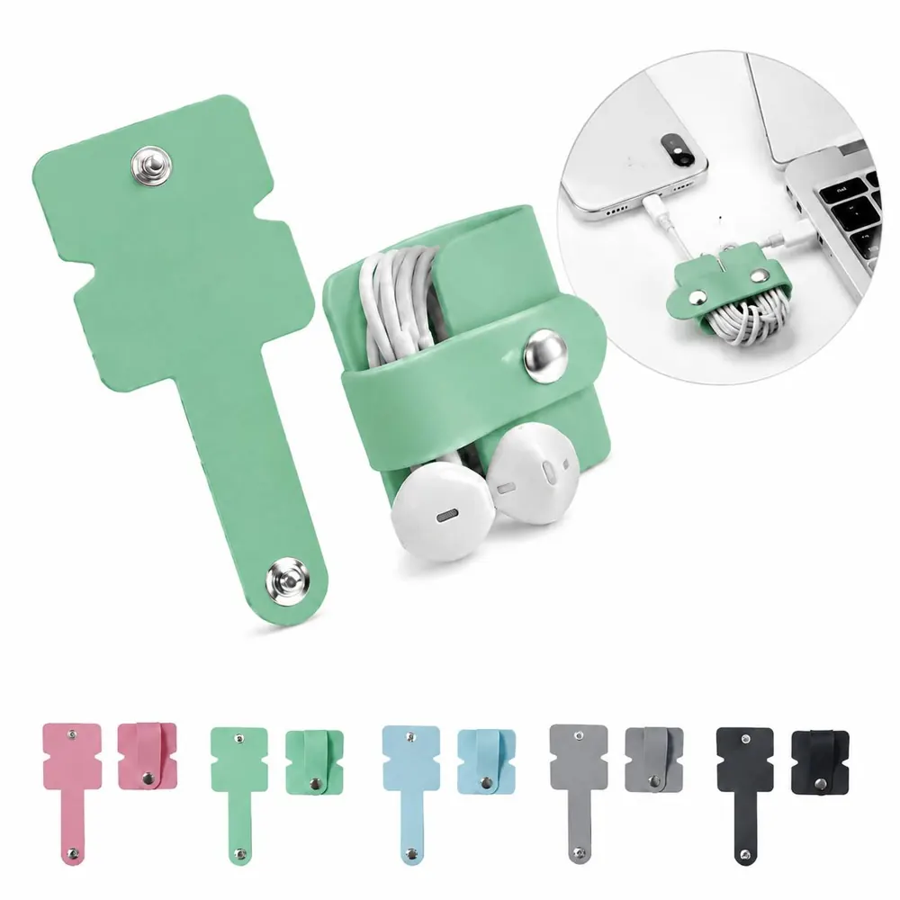 Silicone Cable Organizer Wrap for Earbuds, Anti-Tangle Cord 2