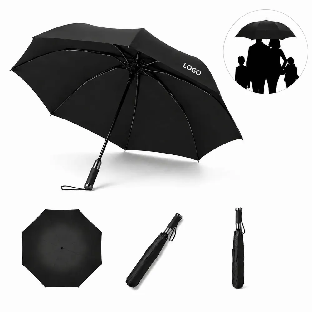 Auto Open Golf Umbrella Windproof Extra Large Long Handle