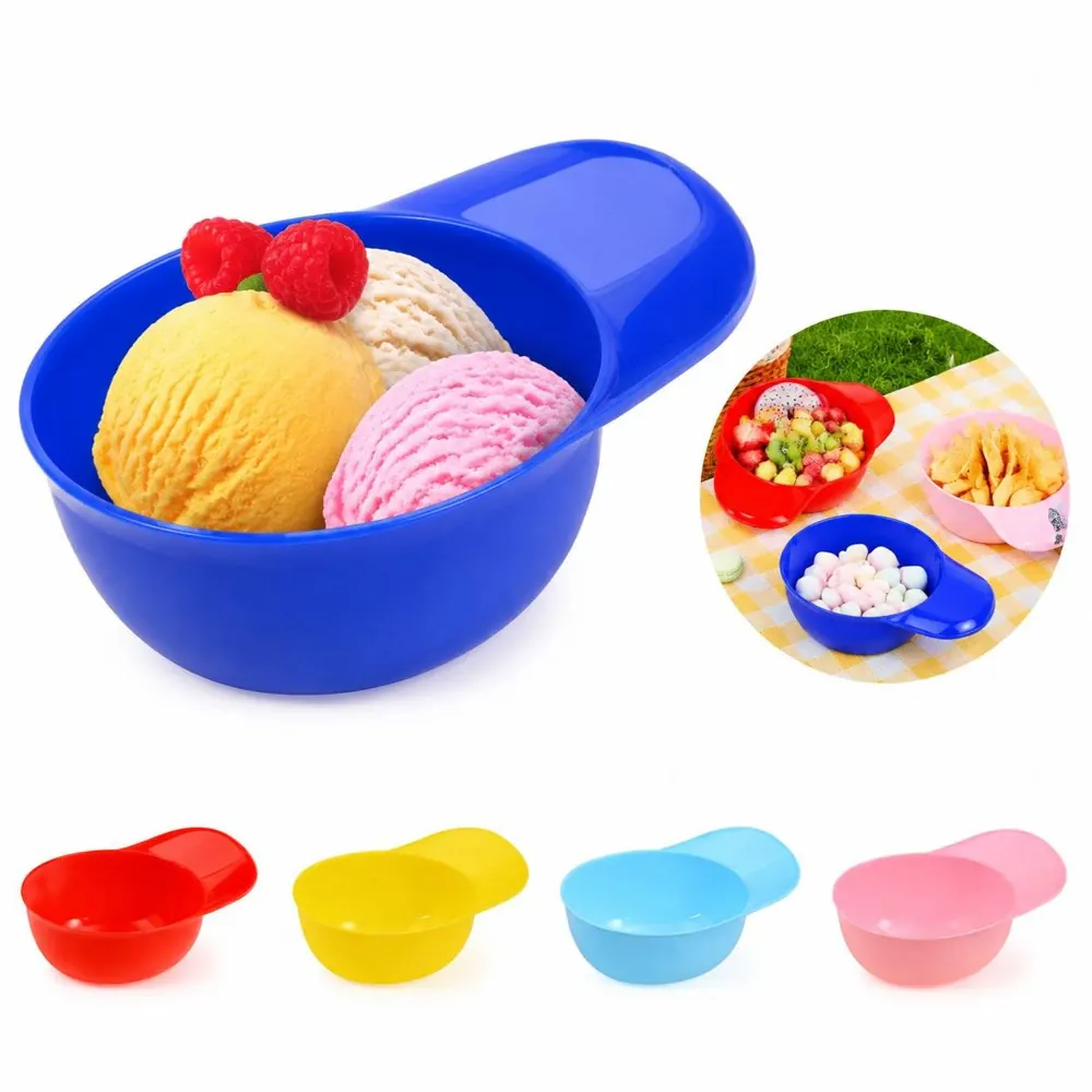 Plastic Baseball Cap Ice Cream Bowl 8oz Novelty Dessert Dish 2