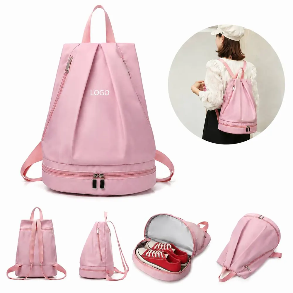 Waterproof Wet Dry Duffel Backpack with Separate