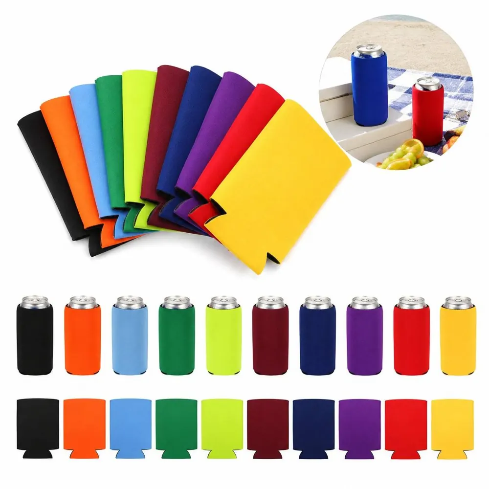 Neoprene Can Cooler Sleeve for 12 oz Cans, Insulated 2