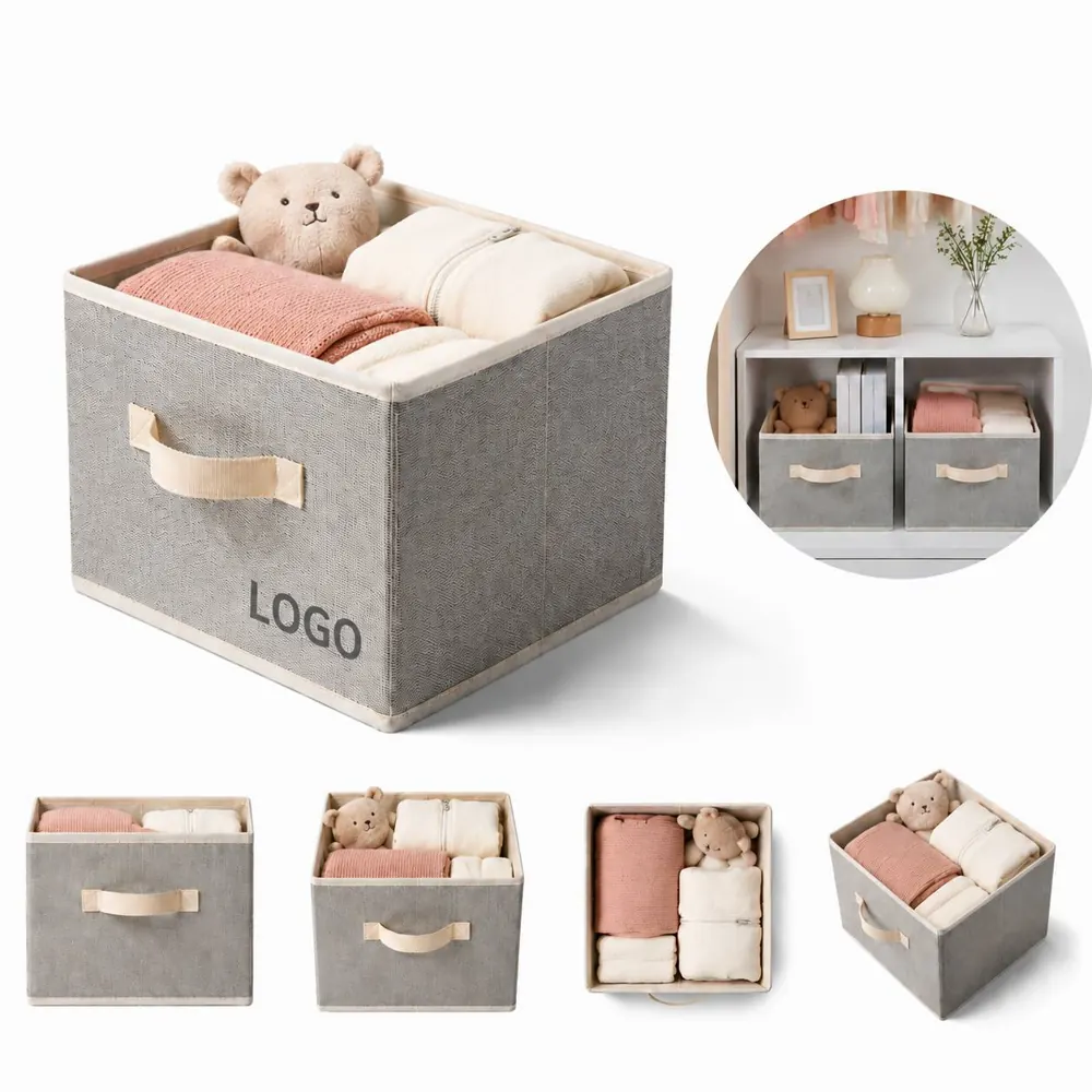 16L Foldable Storage Cubes, Collapsible Organizer for Home