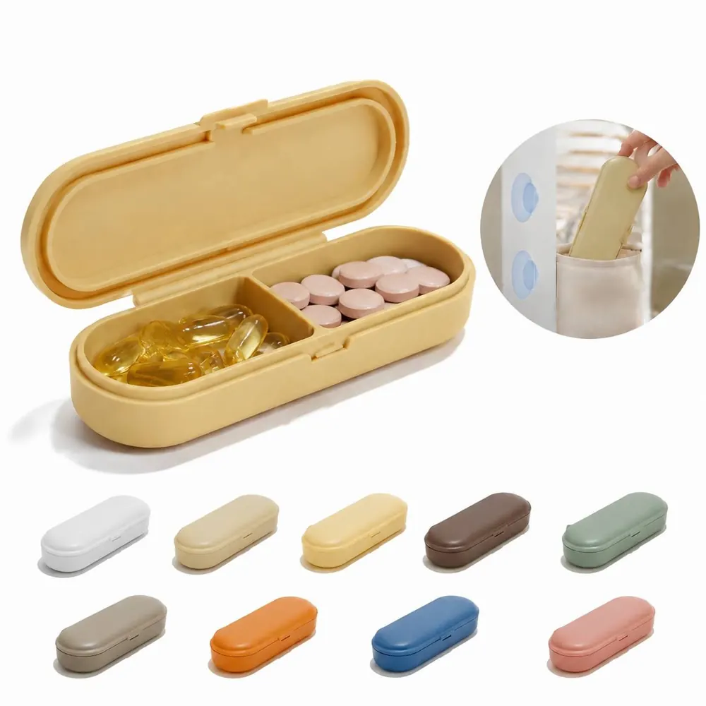 Mini Magnetic Lightproof Pill Box for Travel 2
