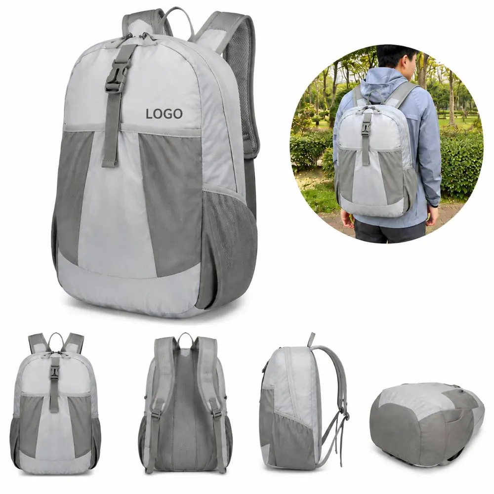 Lightweight Foldable Nylon Backpack for Travel & Outdoor Use
