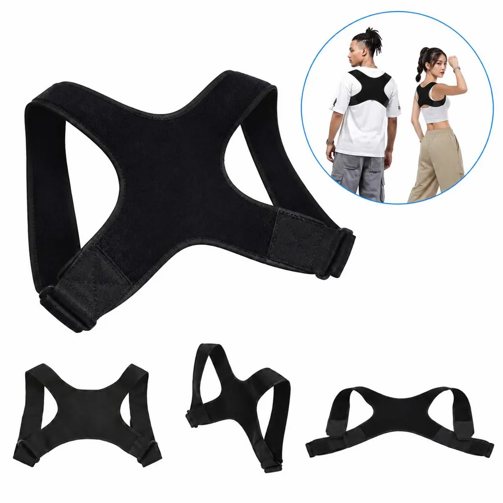 Breathable Posture Corrector Back Brace for Men Women 2