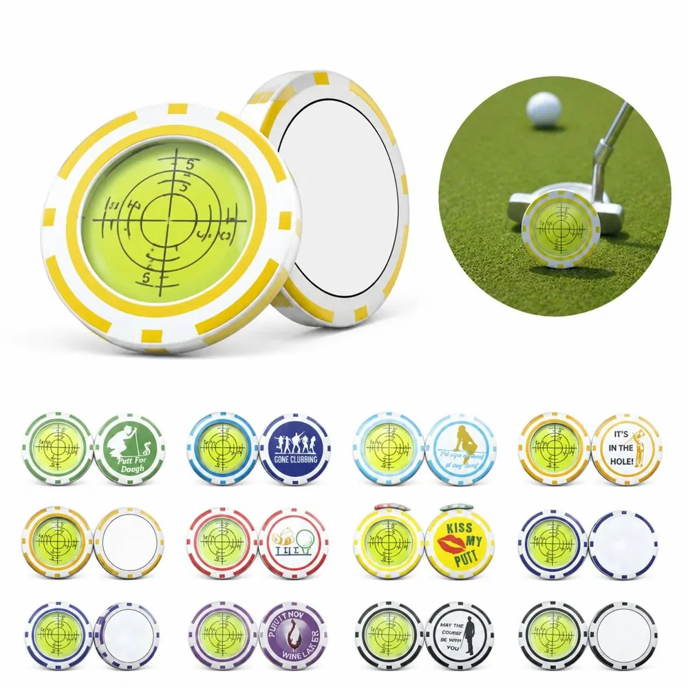 Golf Green Reader Magnifier with Ball Marker 2