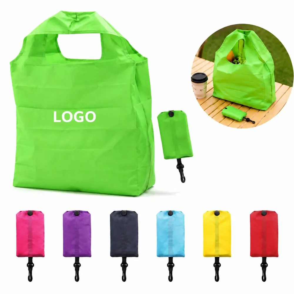 Foldable Eco Shopping Bag with Durable Handles for Travel