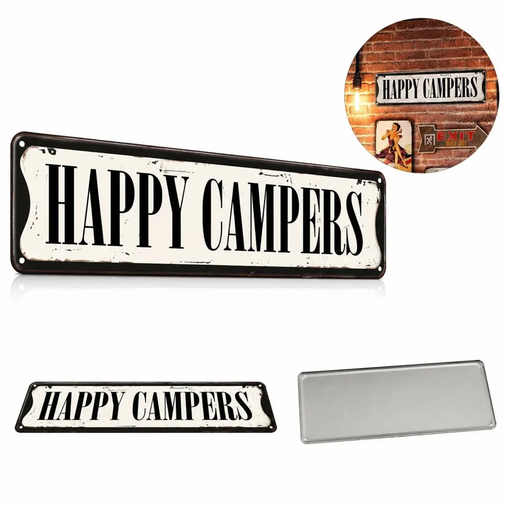 Vintage Metal Tin Sign Retro Wall Decor for Home Bar Garage 2