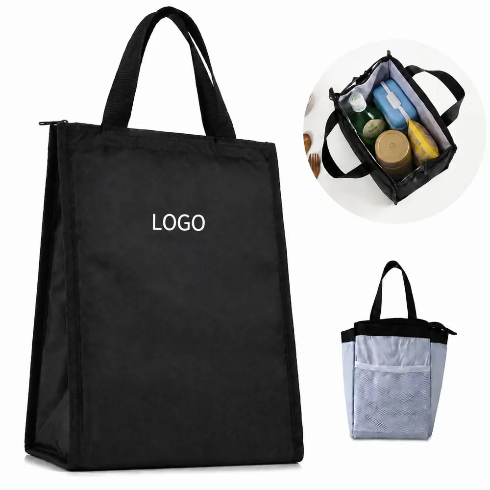 Waterproof Insulated Lunch Tote Bag, Compact Thermal Carrier