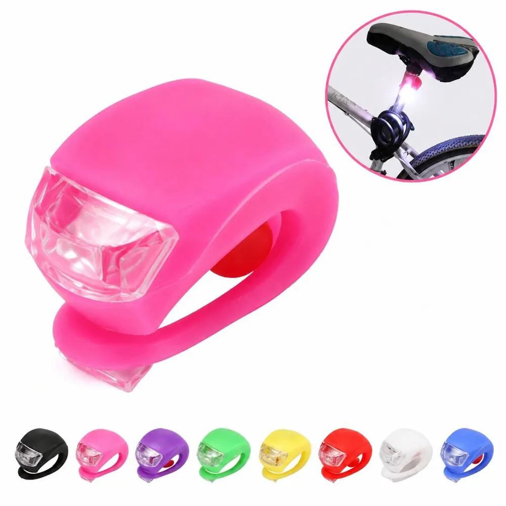 Waterproof Silicone LED Bike Light with Multiple Modes 2