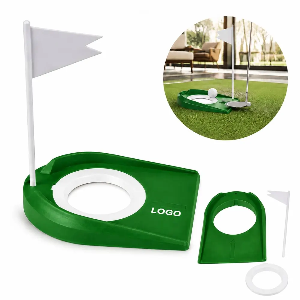 Golf Putting Cup with Flag for Indoor Outdoor Practice