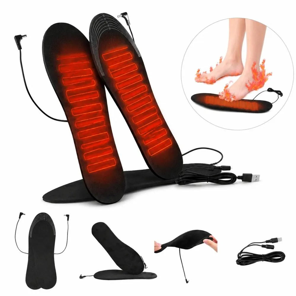 Rechargeable USB Heated Insoles with Adjustable Temperature 2