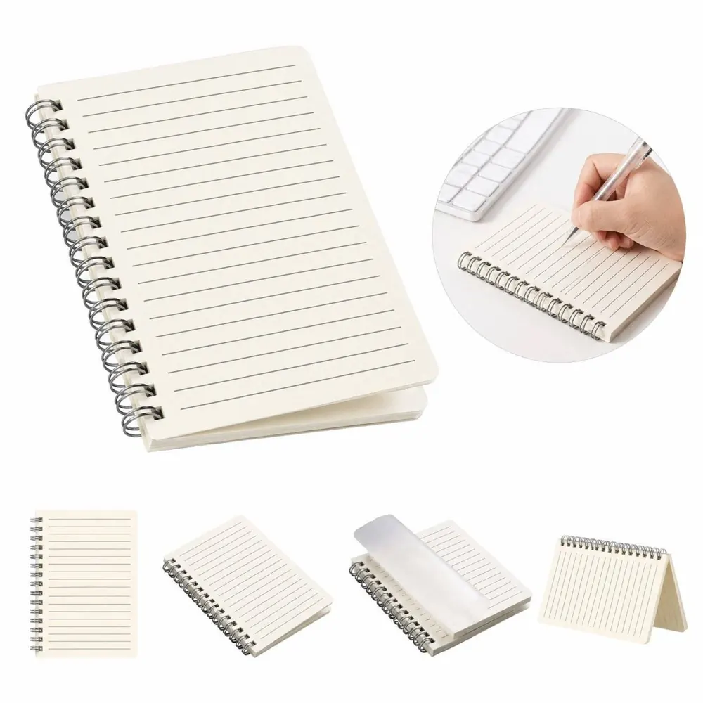 Clear PP Notepad with Logo, 50 Sheets Pocket Size 2
