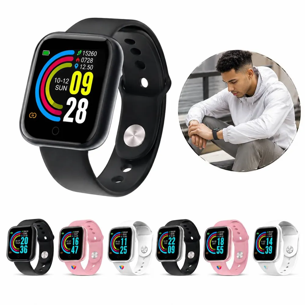 Rechargeable Fitness Smart Watch with Heart Rate & Sleep 2