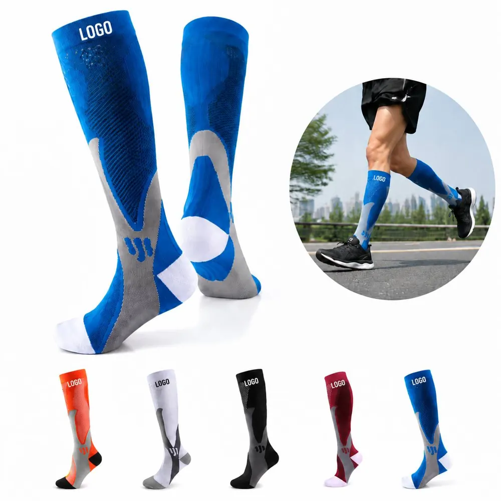 Graduated Compression Socks for Athletic Recovery