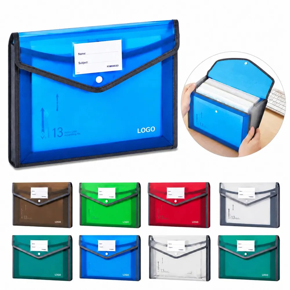 A4 Expanding File Folder, Waterproof Document Organizer Bag
